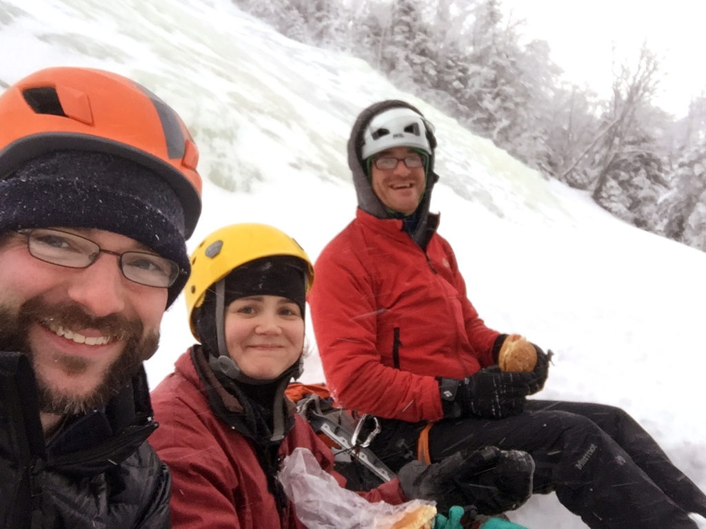 Lunch break (Category:  Ice Climbing)