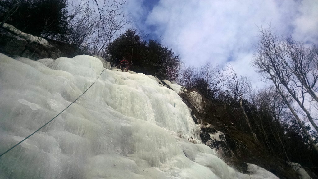 This might be me climbing Sisters Right (Category:  Ice Climbing)