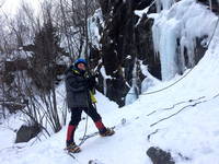 Jackie at the Quarry (Category:  Ice Climbing)
