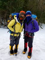 Cathy and Jackie looking very buff (Category:  Ice Climbing)