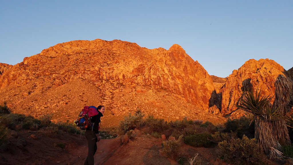 Hiking in to Black Velvet (Category:  Rock Climbing)