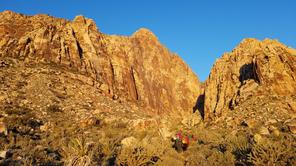 Hiking in to Black Velvet (Category:  Rock Climbing)