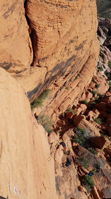 Greg leading Panty Prow (Category:  Rock Climbing)