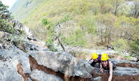 ...Good! Now look at me. (Category:  Rock Climbing)