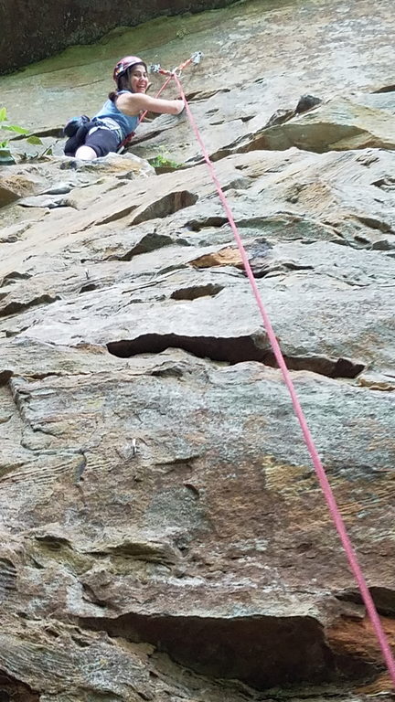 Molly at Fruit Wall (Category:  Rock Climbing)