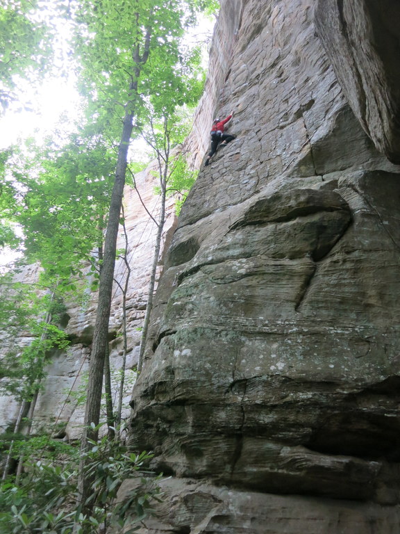 Molly on Little Wing (Category:  Rock Climbing)