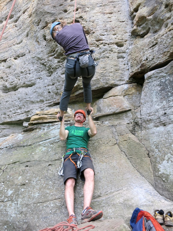 This probably made sense at the time (Category:  Rock Climbing)