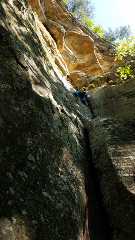 CAMille on American Crack (Category:  Rock Climbing)