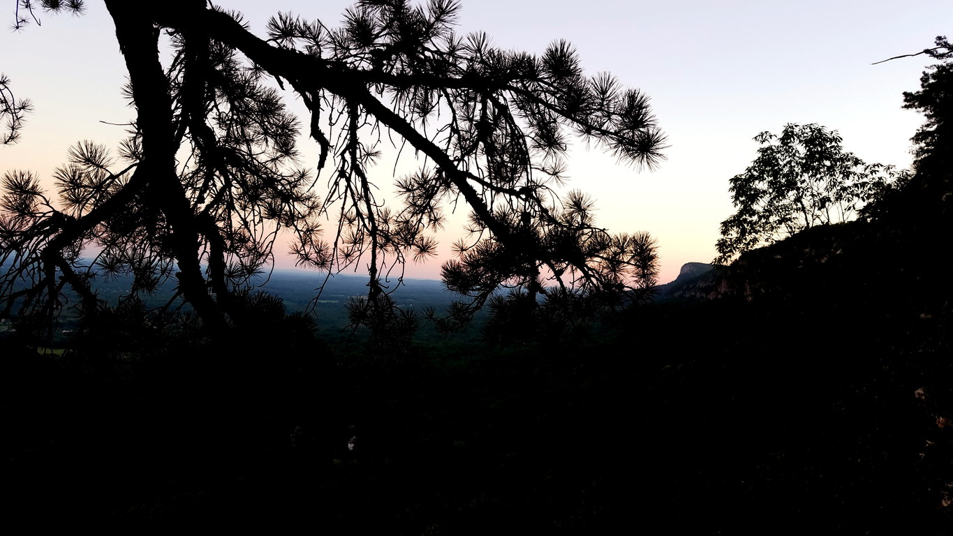 Sunset from atop Bunny (Category:  Rock Climbing)