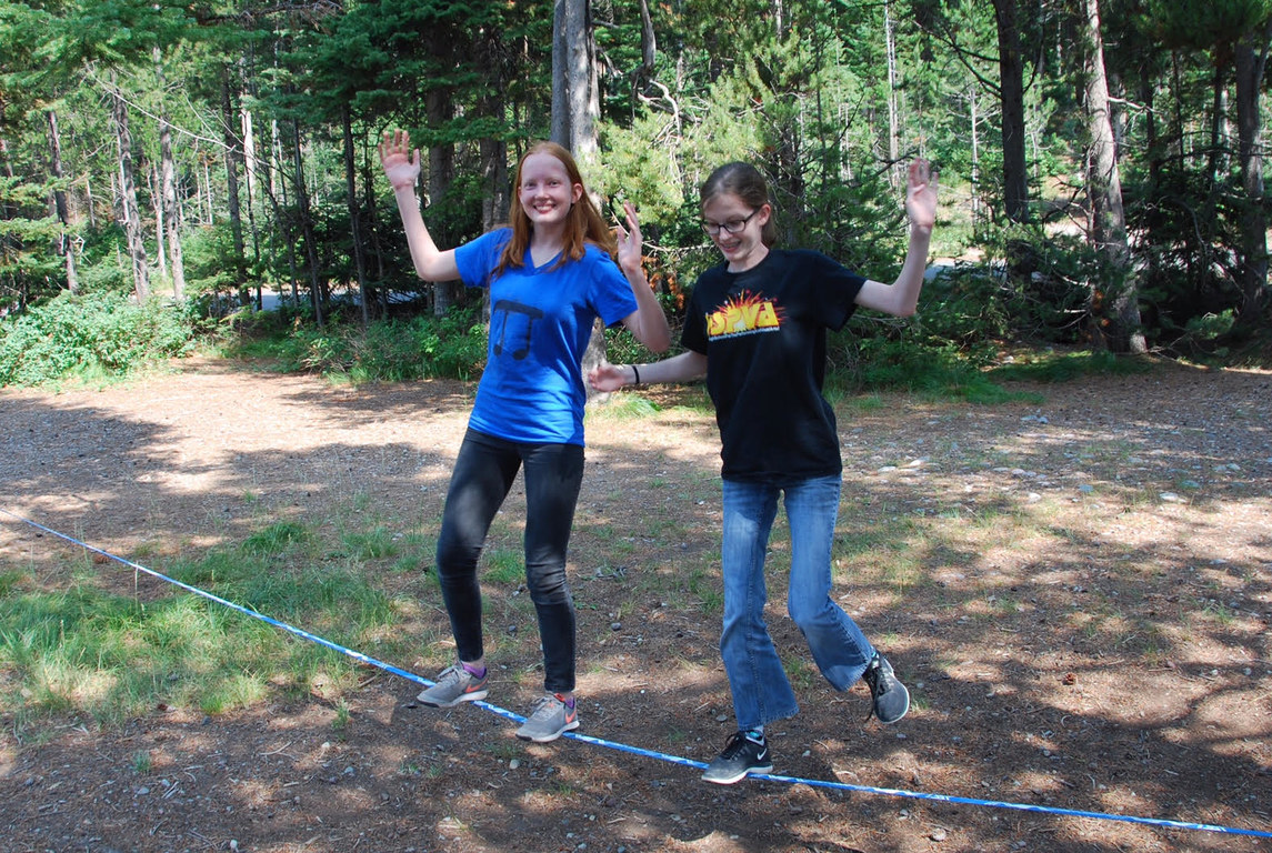 Slacklining (Category:  Rock Climbing)