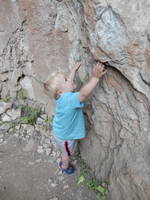 The hot shot climber kids training for nationals are getting younger and younger every year (Category:  Rock Climbing)