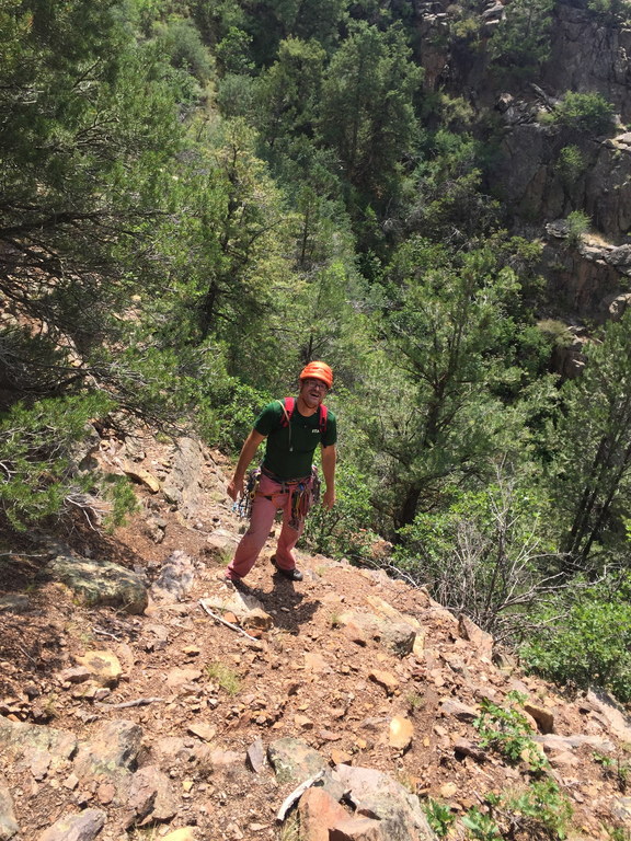 Pretty sure watermelon is the new black (Category:  Rock Climbing)