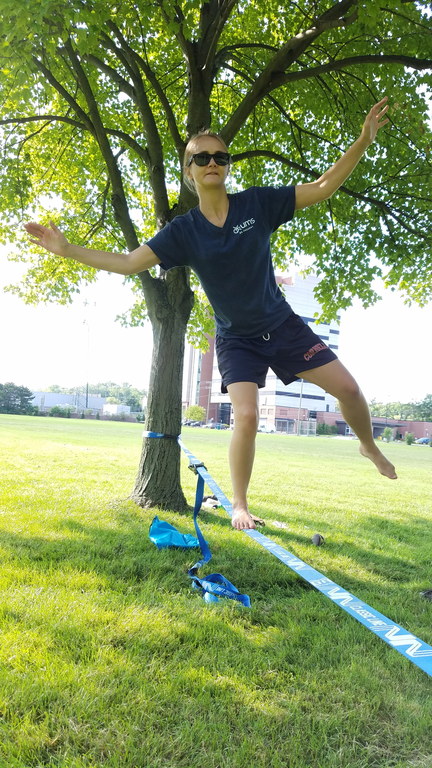 Slacklining (Category:  Rock Climbing)