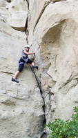 Taylor on Betty Rubble (Category:  Rock Climbing)