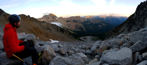 Stuart Glacier moraine (Category:  Rock Climbing)