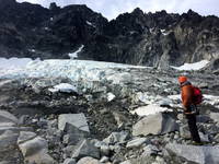 And the glacier starts to look worse (Category:  Rock Climbing)