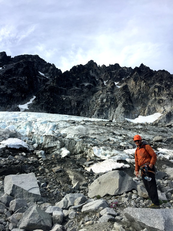 And the glacier starts to look worse (Category:  Rock Climbing)