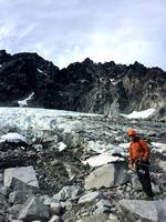 And the glacier starts to look worse (Category:  Rock Climbing)