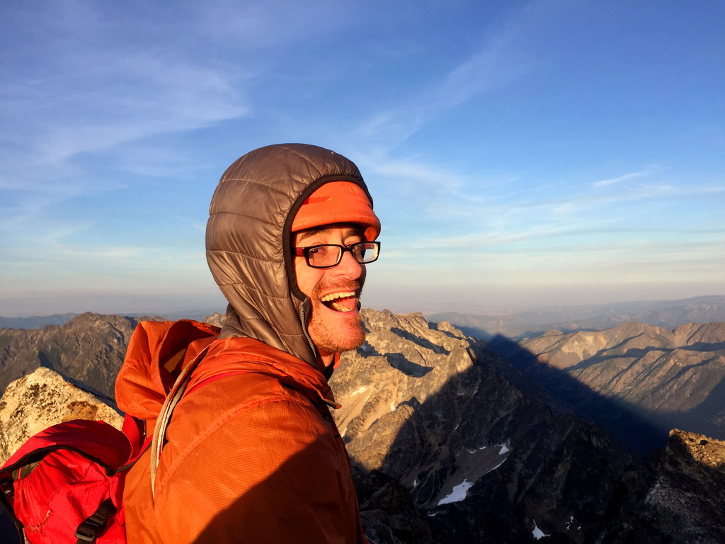 Me on the summit of Mt. Stuart (Category:  Rock Climbing)