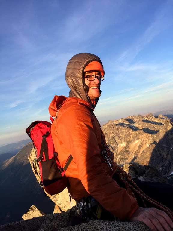 Me on the summit of Mt. Stuart (Category:  Rock Climbing)