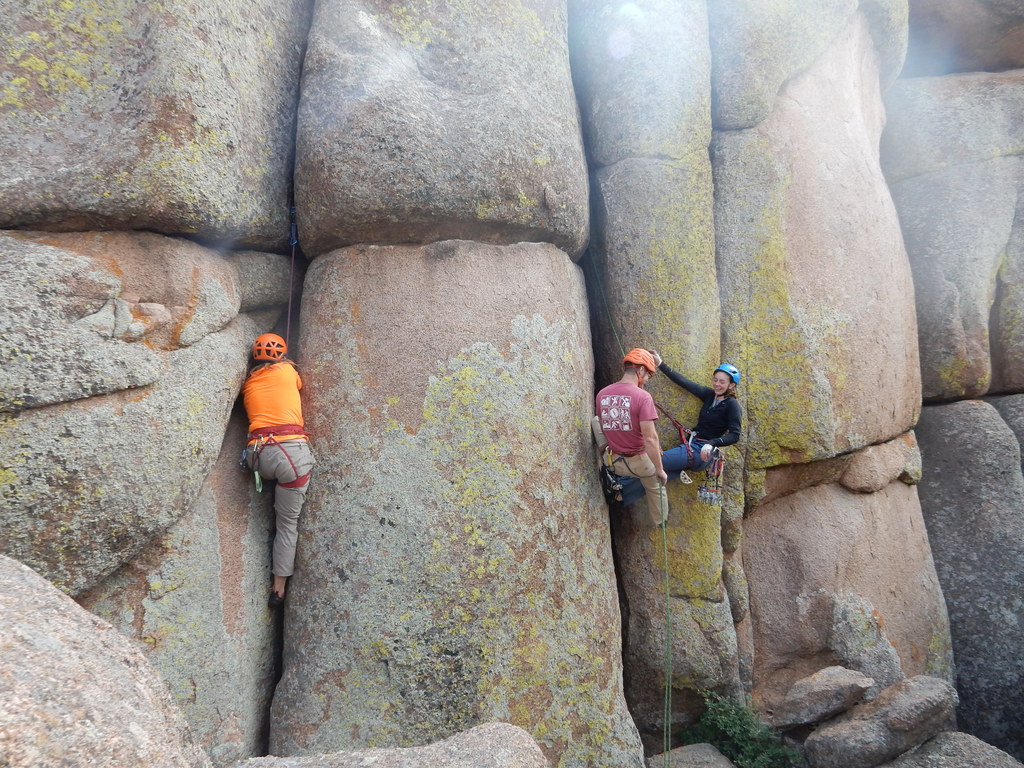 Ryan, me and Jackie (Category:  Rock Climbing)