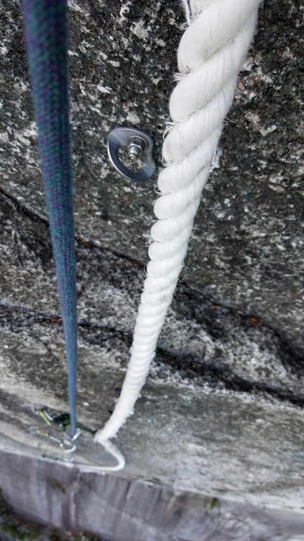 Boat rope! (Category:  Rock Climbing)