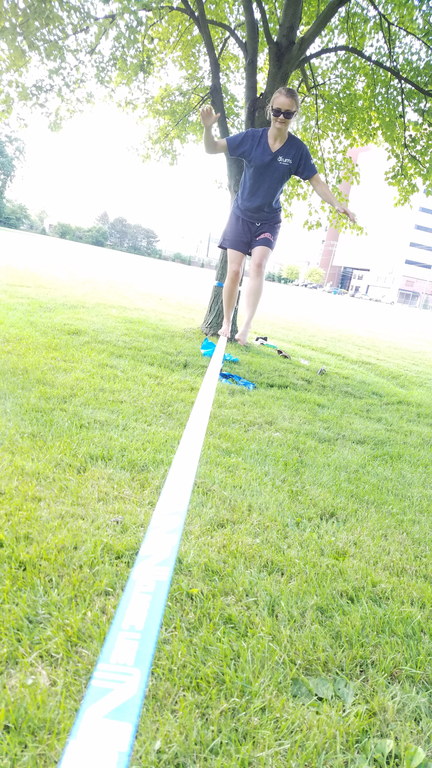 Slacklining (Category:  Rock Climbing)