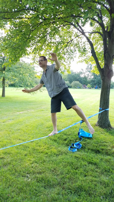 Slacklining (Category:  Rock Climbing)