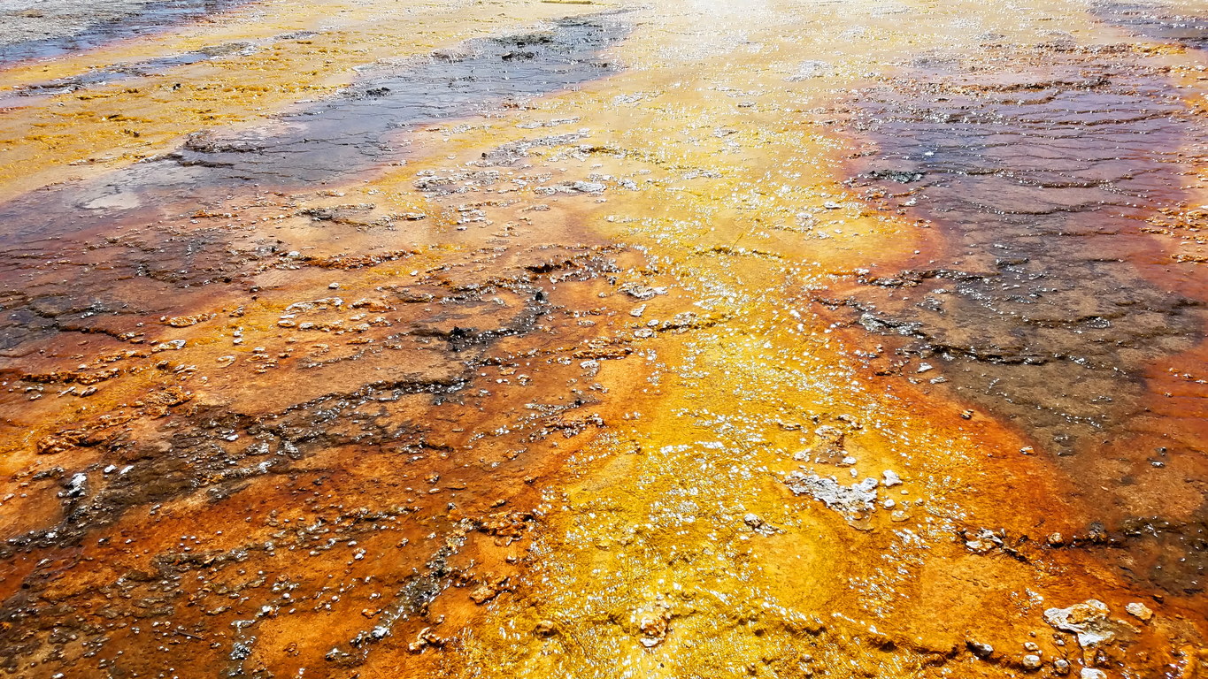 West Thumb Geyser Basin (Category:  Rock Climbing)