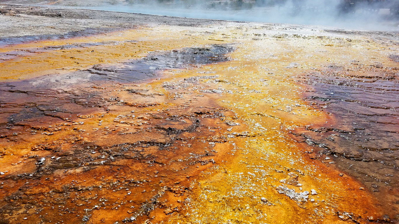 West Thumb Geyser Basin (Category:  Rock Climbing)