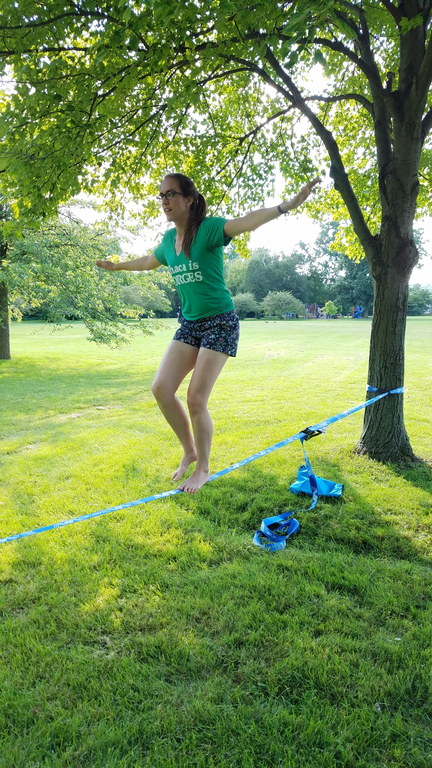 Slacklining (Category:  Rock Climbing)