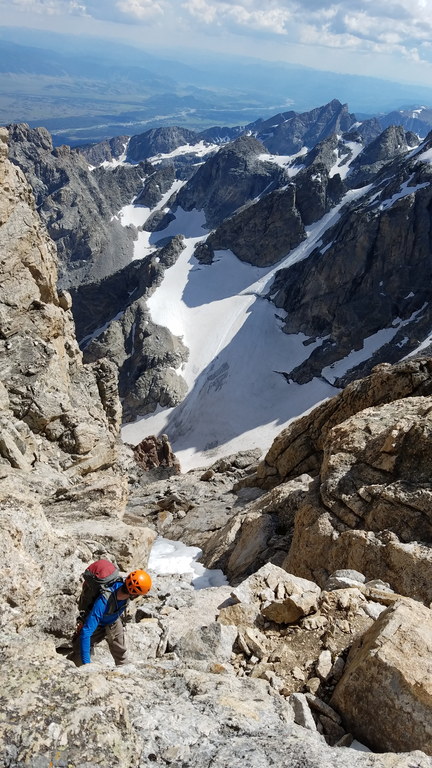 Descending Owen Spaulding (Category:  Rock Climbing)