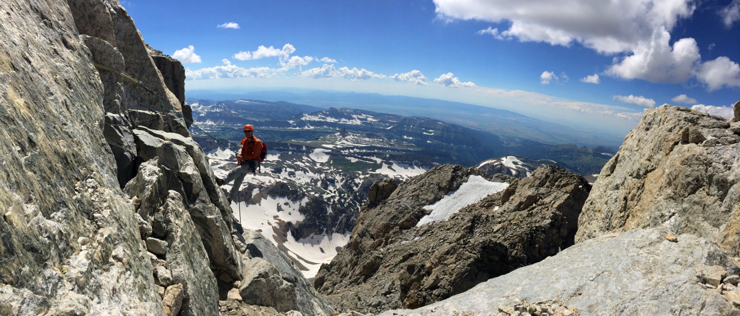 Descending Owen Spaulding (Category:  Rock Climbing)