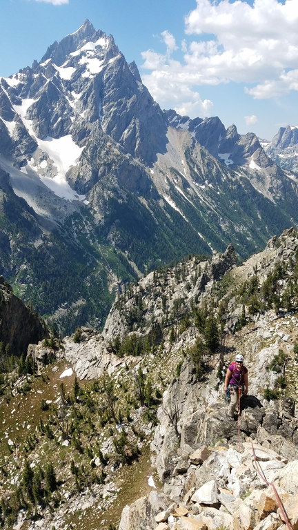 About four pitches up Symmetry (Category:  Rock Climbing)