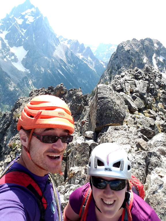 Me and Katie on the summit of Symmetry Spire (Category:  Rock Climbing)