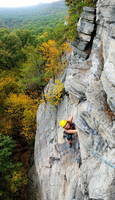 Kristen on Jackie (Category:  Rock Climbing)