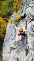 Kristen on Jackie (Category:  Rock Climbing)