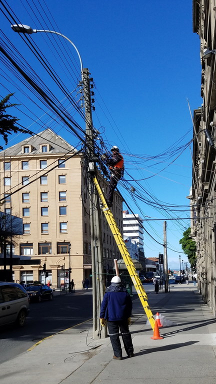 Not at all sketchy electrical work (Category:  Backpacking)