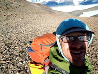 Atop Paso John Gardner, looking at Glacier Grey (Category:  Backpacking)