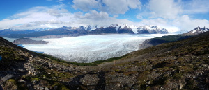 Atop Paso John Gardner, looking at Glacier Grey (Category:  Backpacking)