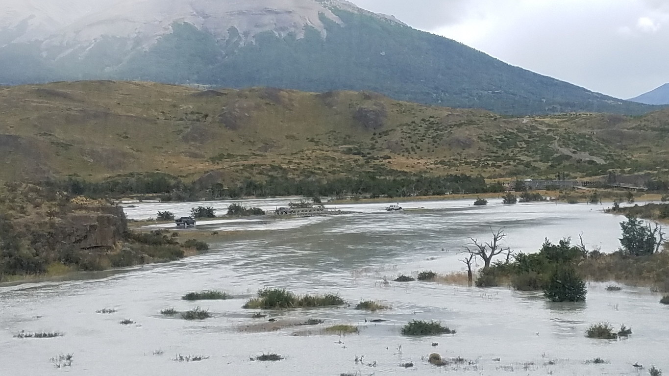 This is the only road leading to Central and it is completely flooded. (Category:  Backpacking)