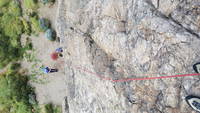 Climbing at Vescho (Category:  Backpacking)