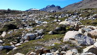 Approaching the refugio (Category:  Backpacking)