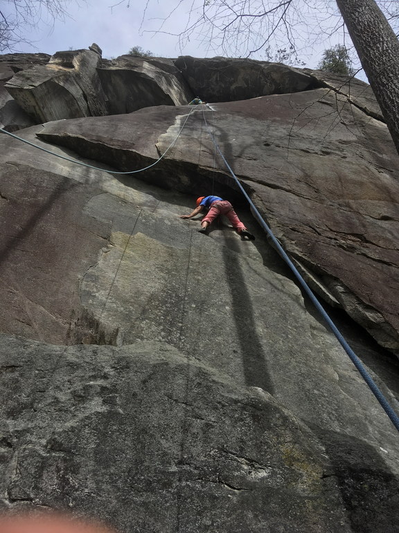 Toproping Whiskey for Breakfast (Category:  Rock Climbing)