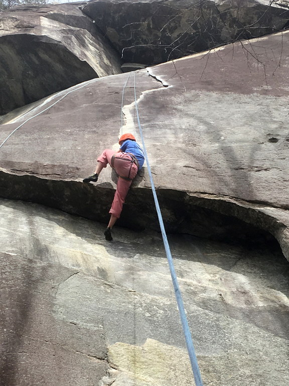 Holy heck that move is hard! (Category:  Rock Climbing)