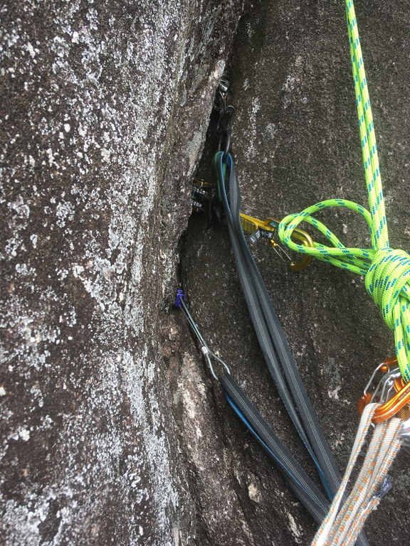 Bail anchor (Category:  Rock Climbing)