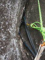 Bail anchor (Category:  Rock Climbing)