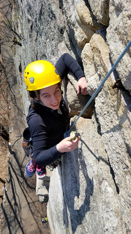 Rachel on Horseman (Category:  Rock Climbing)