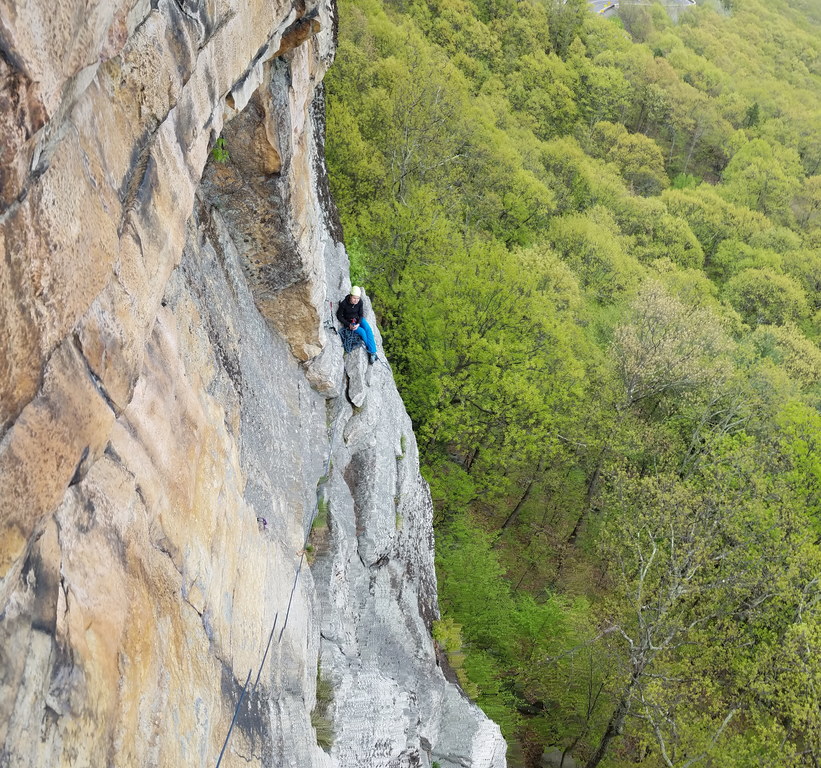 This is Camille on Yellow Ridge (Category:  Rock Climbing)