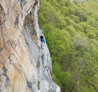 This is Camille on Yellow Ridge (Category:  Rock Climbing)